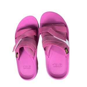 Pink Adjustable Sport Slide Sandals Women's 4 Casual Comfort Travel Summer Shoes